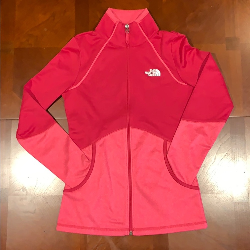 NF Pink zip up sweatshirt size xs
